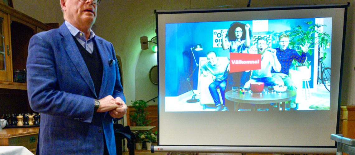 Erik Strand, styrelseordf Sv Spel
