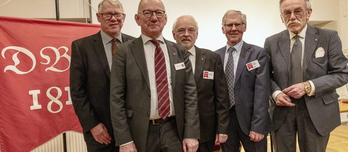 DBW presidie 2025. Foto Mart Marend.
Fr.v: Mats Jansson, Per Sundberg, Sven-Erik Lindström, Teddy Nilsson, Larsa Andersson.
