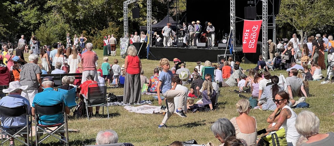 Midsommarfirande på Gotlandsänget 2025. Foto Lasse Ahnell